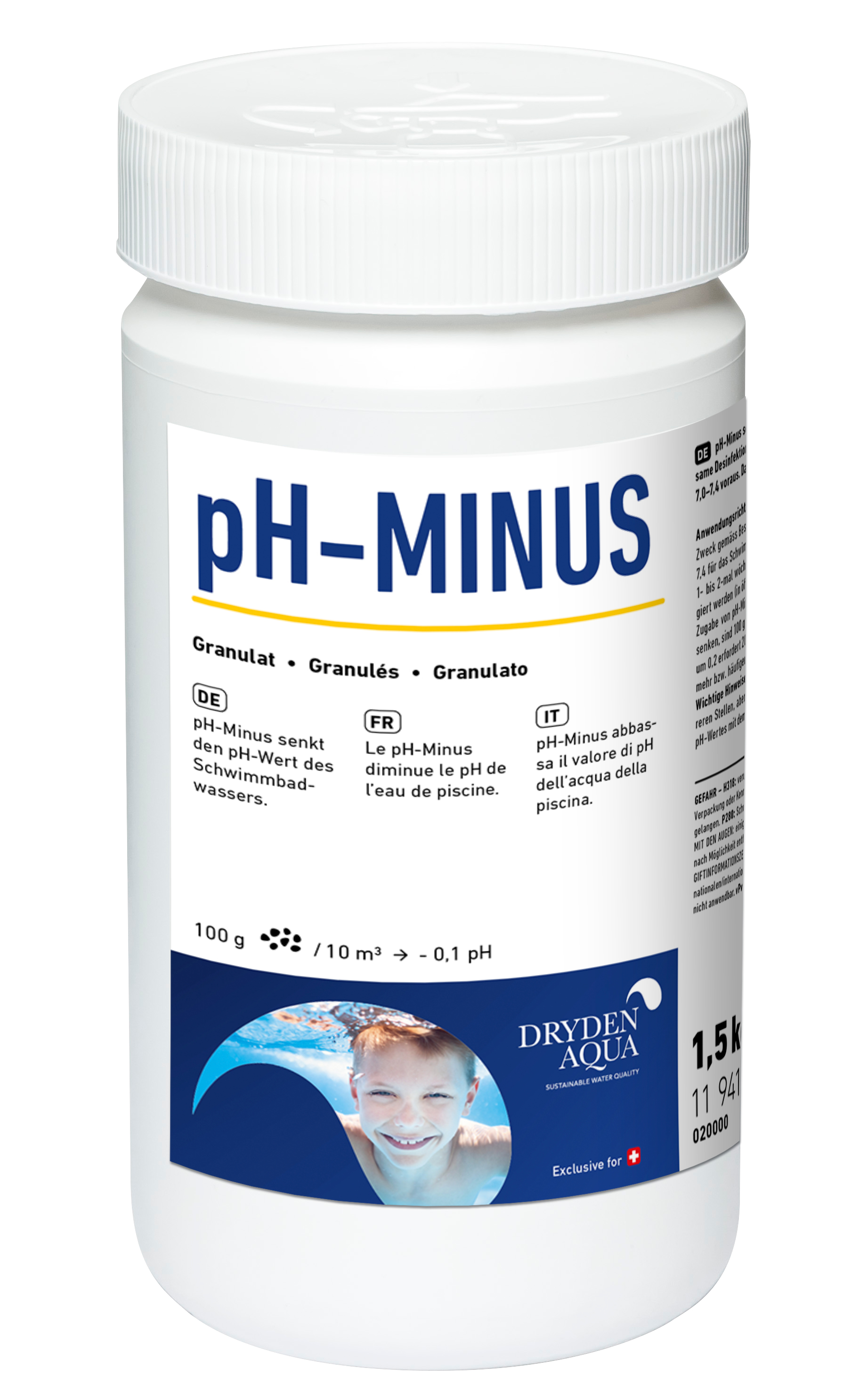 pH-Minus 1.5 kg Dose (Dryden Aqua)