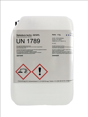 Salzs&amp;#228;ure 32 %, 5 lt Kanister