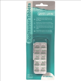 Nachfüllsatz pH (Phenolrot) /Chlor (DPD1), 2 x 30 Tabletten