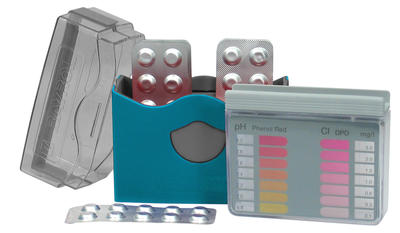 Messgerät pH-Chlor mit Tabletten